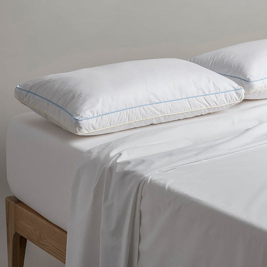 MEVAK LIVING - Almohada eco plumas y algodón M/Microduvet