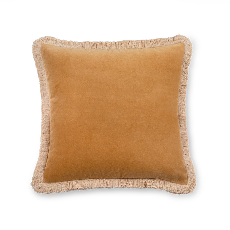 MEVAK LIVING - Housse de coussin en coton M/Velours