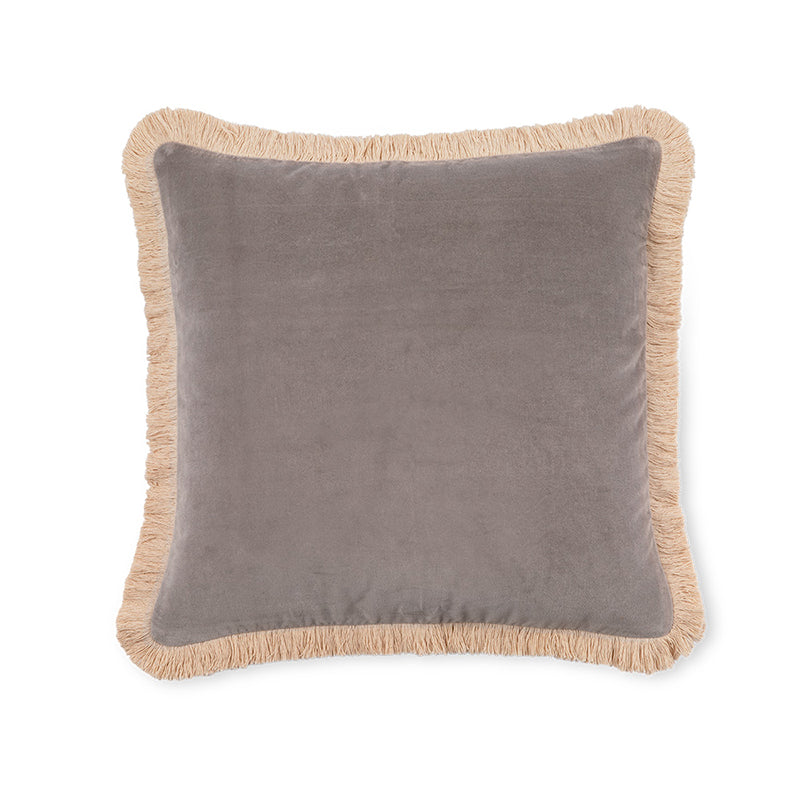 MEVAK LIVING - Housse de coussin en coton M/Velours