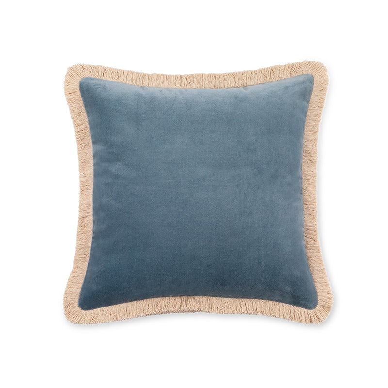 MEVAK LIVING - Housse de coussin en coton M/Velours