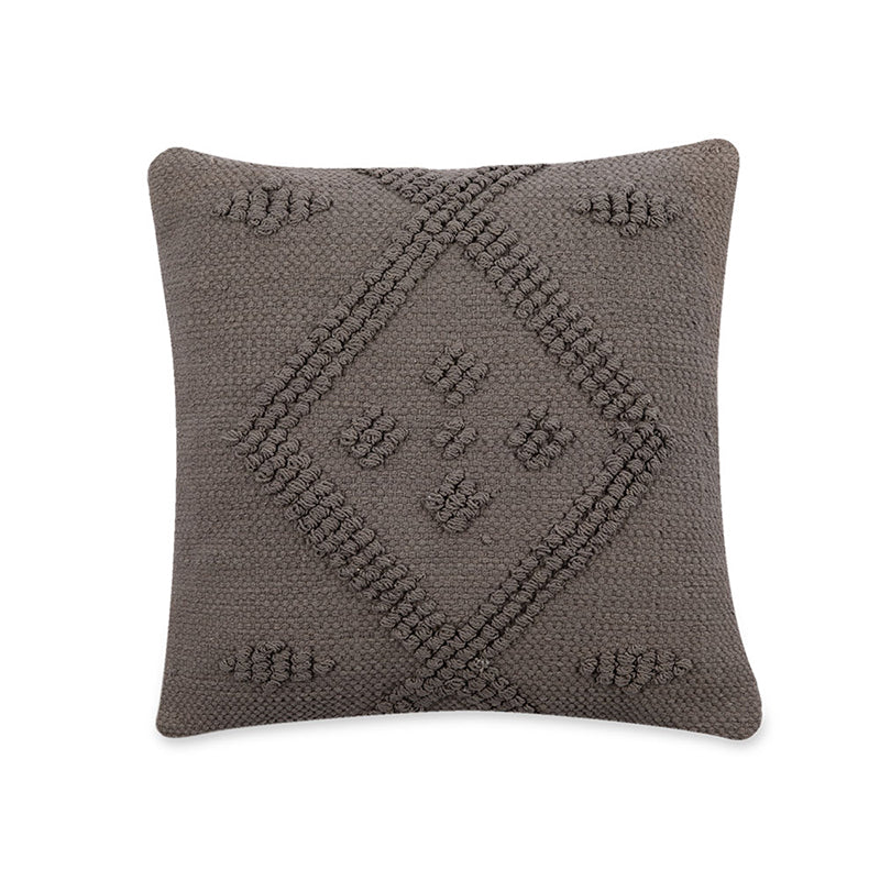 MEVAK LIVING - Housse de coussin en coton textures M/Reed