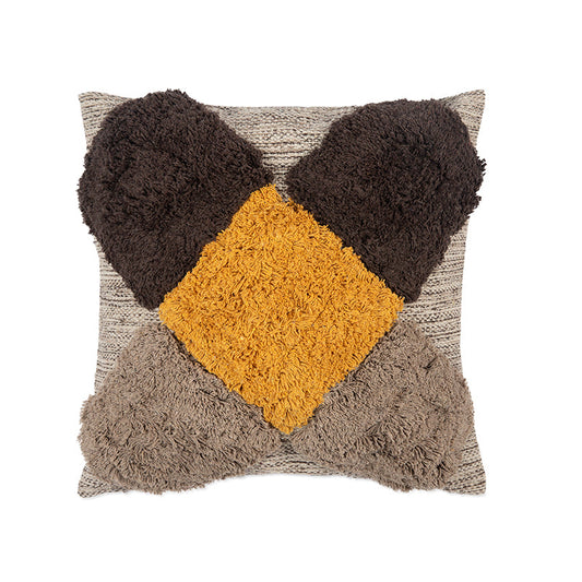 MEVAK LIVING - Housse de coussin en coton gaufré M/Acoma