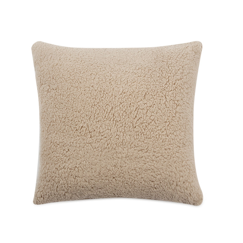 MEVAK LIVING - Housse de coussin en peau lainée M/Lamma