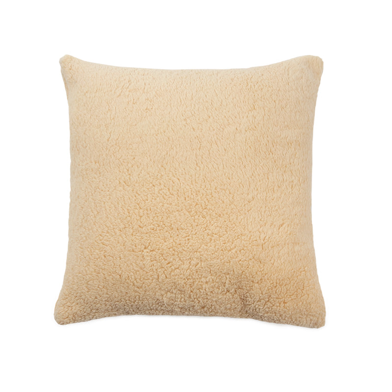 MEVAK LIVING - Housse de coussin en peau lainée M/Lamma