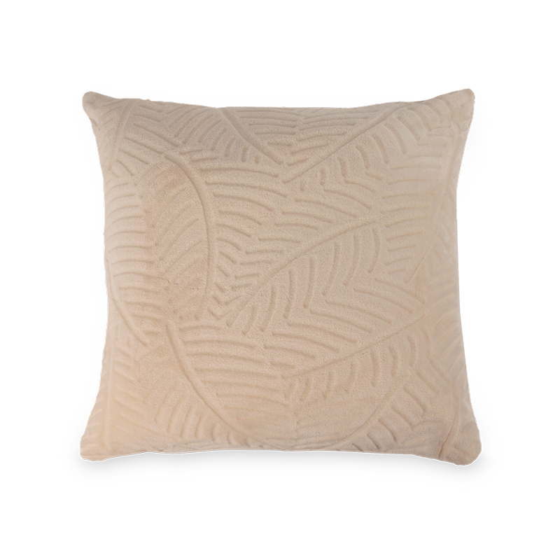 MEVAK LIVING - Silk touch cushion cover M/Leaves