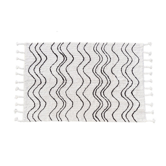 MEVAK LIVING - Printed cotton rug M/Pigma